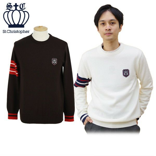 【30％OFFセール】セーター メンズ セントクリストファー St.Christopher  ゴルフウェア tm43300 セーター メンズ セントクリストファー St.Christopher ゴルフウェア