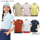 여성을위한 하이 넥 셔츠 Tommy Hilfiger 골프 Tommy Hilfiger 골프 일본 진짜 제품 골프 착용