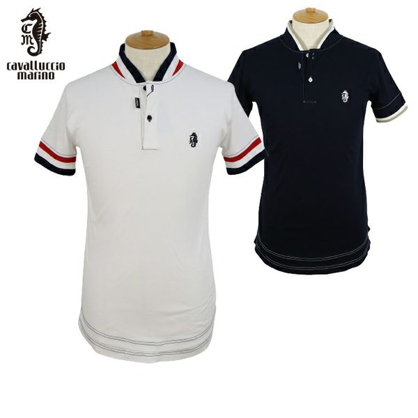 ポロシャツ メンズ カヴァッルッチョ マリーノ CAVALLUCCIO MARINO