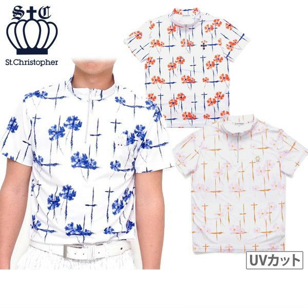 【30％OFFセール】ポロシャツ メンズ セントクリストファー St.Christopher  ゴルフウェア tm46102 ポロシャツ メンズ セントクリストファー St.Christopher ゴルフウェア