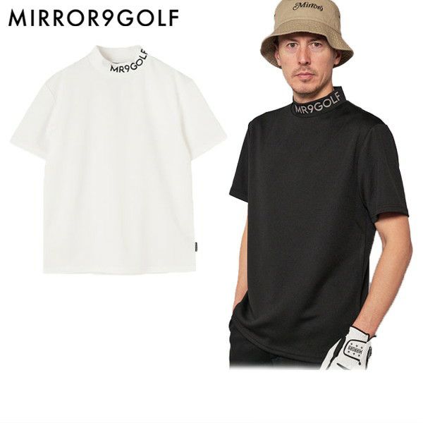 美品✨MIRROR9 ミラーナインゴルフ ハイネックシャツ スター ブラック L 美品】MIRROR9 ミラーナインゴルフ ハイネックシャツ スター