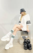 ソックス レディース ミラーナインゴルフ MIRROR9GOLF  ゴルフ