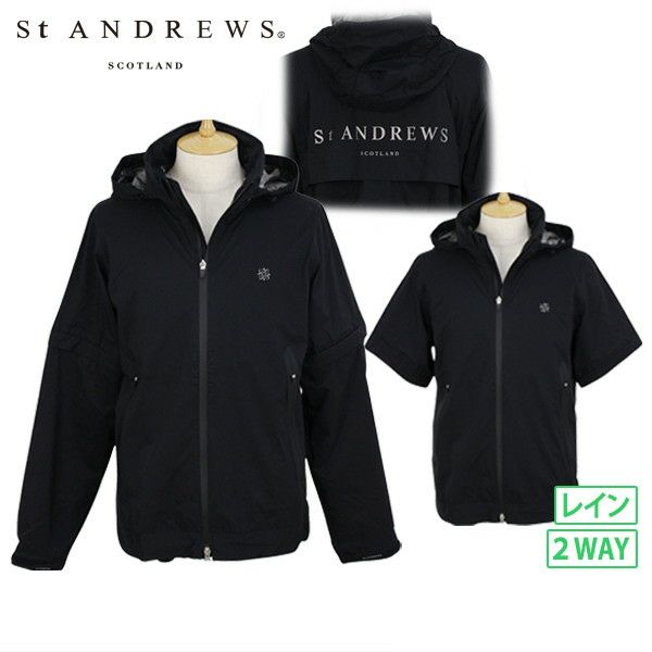 【美品】ST ANDREWS セントアンドリュース ゴルフウェア クルーネック セントアンドリュース SA メタリックロゴコットンサンバイザー