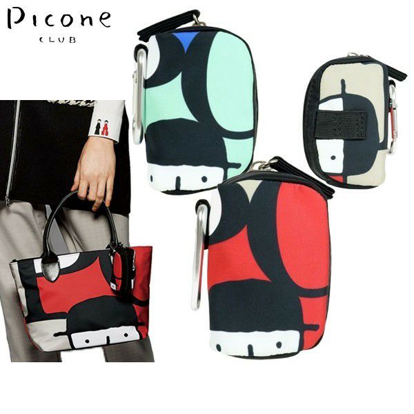 ピッコーネ　ゴルフボール小物ポーチ ボールケース レディース ピッコーネクラブ PICONE CLUB ゴルフ