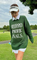 Sweater Men's Ladies Mirror Nine Golf Mirror9golf 2024 Fall / Winter Golf wear