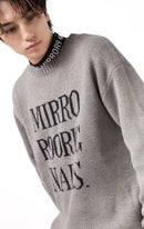 Sweater Men's Ladies Mirror Nine Golf Mirror9golf 2024 Fall / Winter Golf wear