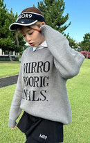 Sweater Men's Ladies Mirror Nine Golf Mirror9golf 2024 Fall / Winter Golf wear