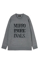 Sweater Men's Ladies Mirror Nine Golf Mirror9golf 2024 Fall / Winter Golf wear
