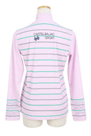 女子高脖子襯衫Castelbajac運動高爾夫服裝