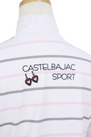 女子高脖子襯衫Castelbajac運動高爾夫服裝