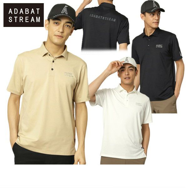 【タイムセール 12/23 13:00迄】ポロシャツ メンズ アダバット ストリーム ADABAT STREAM  ゴルフウェア s69-12290 OFF ポロシャツ メンズ アダバット ストリーム ADABAT STREAM ゴルフウェア
