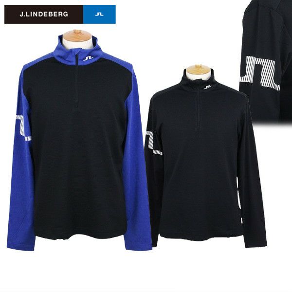 J.LINDEBERG ジェイリンドバーグ ブラックハイネック長袖シャツ ハイネックシャツ メンズ Jリンドバーグ J.LINDEBERG 日本正規品