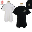女子高脖子襯衫Castelbajac Sport Black Line高爾夫服裝