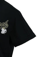女子高脖子襯衫Castelbajac Sport Black Line高爾夫服裝