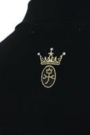女子高脖子襯衫Castelbajac Sport Black Line高爾夫服裝