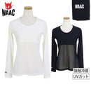 女性內部襯衫Waac日本真正的產品高爾夫服裝