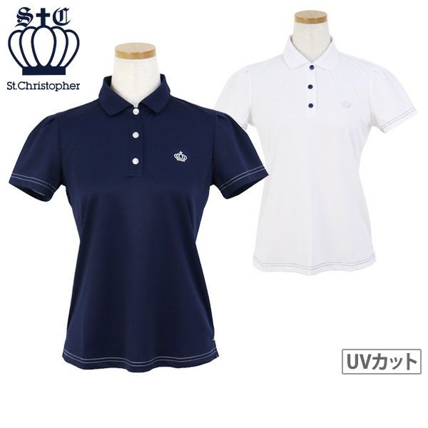 【30％OFFセール】ポロシャツ レディース セントクリストファー St.Christopher  ゴルフウェア tl48105 ポロシャツ レディース セントクリストファー St.Christopher ゴルフウェア