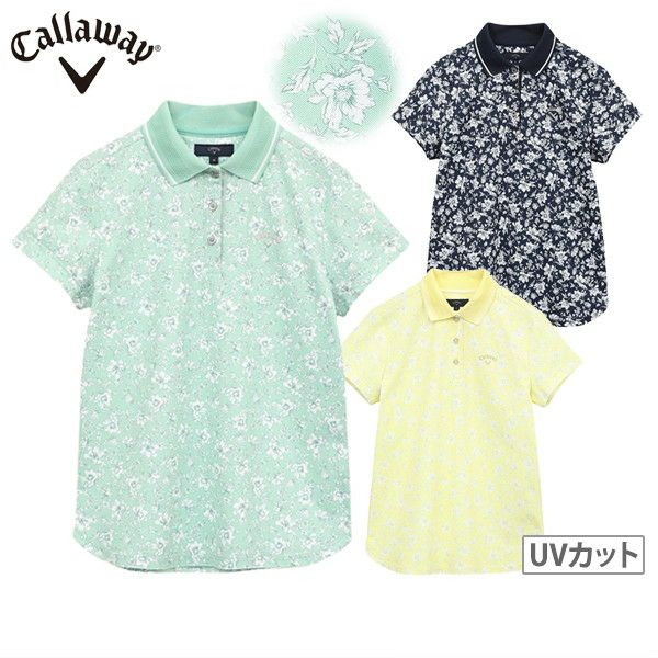callaway ポロシャツ レディース スワロフスキー Callaway キャロウェイ ゴルフウェア ポロシャツ 半袖