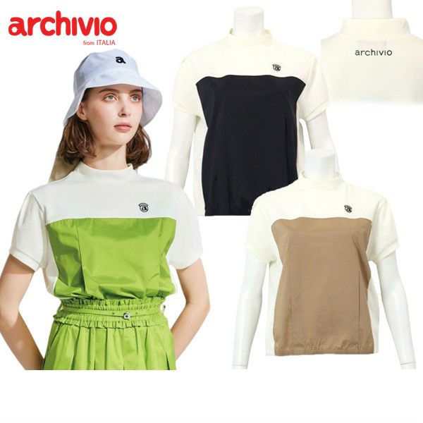 archivio - アルチビオ♡ハイネックTシャツ ハイネックシャツ レディース アルチビオ archivio ゴルフウェア