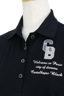女子馬球襯衫Castelbajac Sport Black Line高爾夫服裝