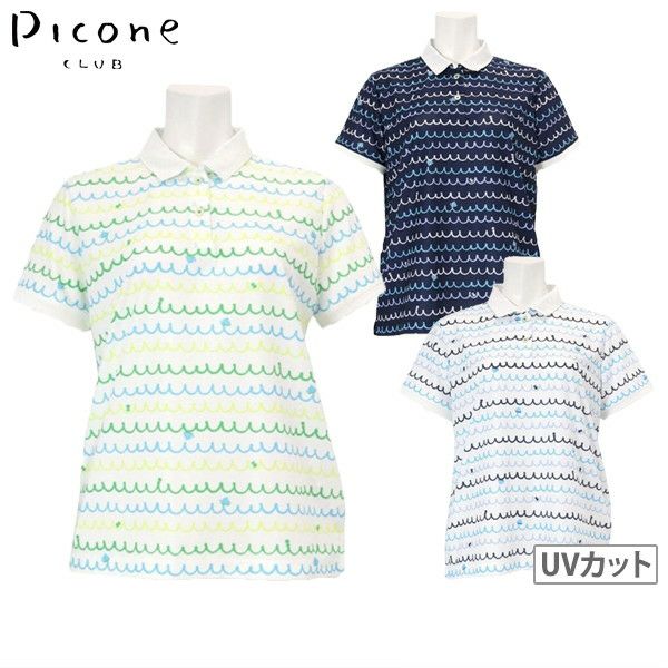 Polo shirt for women PICONE CLUB 2025 Spring/Summer New Golf Polo shirt for women PICONE CLUB 2025 Spring/Summer New Golf