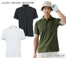 Polo Shirt Men's Jun and Rope Noir JUN & Rope Golf Wear