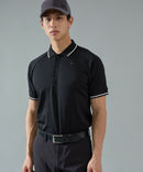 Polo Shirt Men's Jun and Rope Noir JUN & Rope Golf Wear