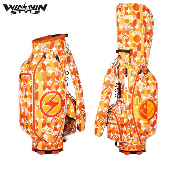 winwinstyle Aloha キャディバッグ オレンジ winwinstyle Aloha キャディバッグ オレンジ ゴルフ