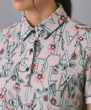 Polo shirt for women ADABAT STREAM 2025 Fall/Winter New Golf Wear