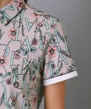 Polo shirt for women ADABAT STREAM 2025 Fall/Winter New Golf Wear