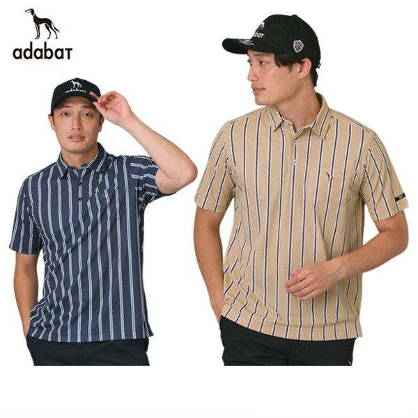 ポロシャツ メンズ アダバット adabat 2025 秋冬 新作 ゴルフウェア