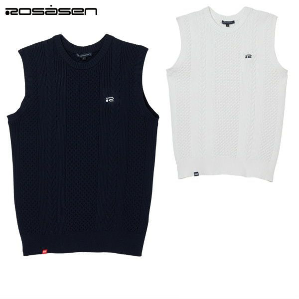 【送料無料】ベスト メンズ ロサーセン ROSASEN 2025 秋冬 新作 ゴルフウェア 044-14872 ベスト メンズ ロサーセン ROSASEN 2025 秋冬 新作 ゴルフウェア