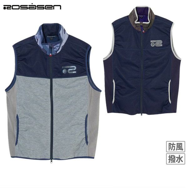 【送料無料】ベスト メンズ ロサーセン ROSASEN 2025 秋冬 新作 ゴルフウェア 044-44871 ベスト メンズ ロサーセン ROSASEN 2025 秋冬 新作 ゴルフウェア