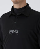 Polo Shirt Men's Ping PING 2025 Fall/Winter New Golf Wear