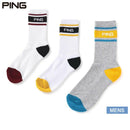 Middle socks for men Ping PING 2025 Fall/Winter New Golf