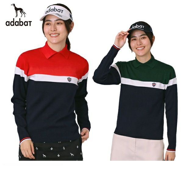 セーター レディース アダバット adabat 2025 秋冬 新作 ゴルフウェア