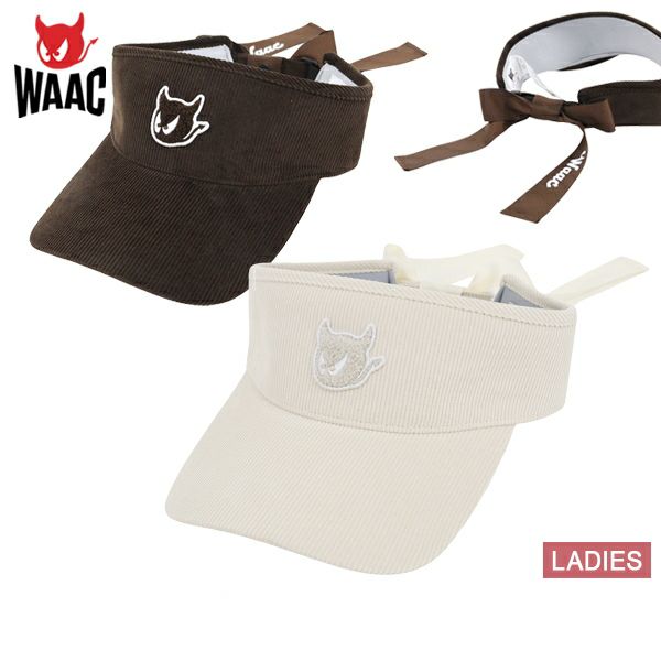 【大感謝祭P10倍】【送料無料】サンバイザー レディース ワック WAAC 日本正規品 2025 秋冬 新作 ゴルフ 072254838 サンバイザー レディース ワック WAAC 日本正規品 2025 秋冬 新作 ゴルフ