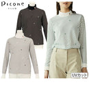 High neck shirt for women PICONE CLUB 2025 Fall/Winter New Golf Wear
