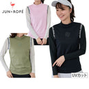 여성을위한 하이 넥 셔츠 Jun & Lope Jun & Lope Jun & Lope Jun & Lope 2025 가을/겨울 뉴 골프 착용