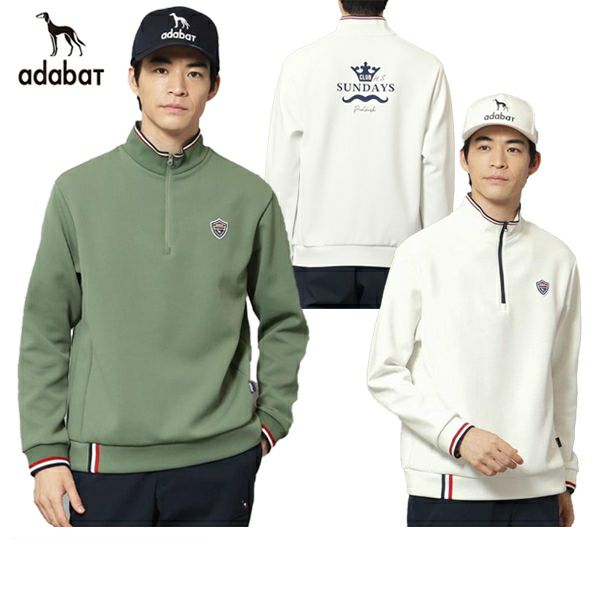 トレーナー メンズ アダバット adabat 2025 春夏 新作 ゴルフウェア