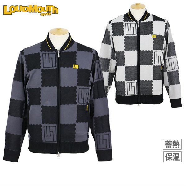 ニットブルゾン メンズ ラウドマウス ゴルフ LOUDMOUTH GOLF