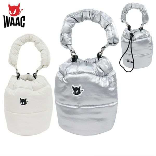 ワック　ゴルフ巾着バッグ　カートバッグ ホワイト　新品未使用 カートバッグ メンズ レディース ワック WAAC 日本正規品 2025 秋冬