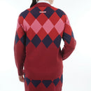 Women's Sweater Admiral Golf Japan Official Product 2025 Fall/Winter New Golf Wear