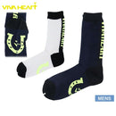 남성용 viva 하트 2025 가을/겨울 새 골프를위한 일반 양말