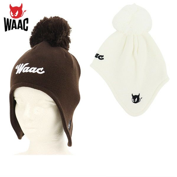 【大感謝祭P10倍】【送料無料】ニット帽 メンズ レディース ワック WAAC 日本正規品 2025 秋冬 新作 ゴルフ 072254836 ニット帽 メンズ レディース ワック WAAC 日本正規品 2025 秋冬 新作