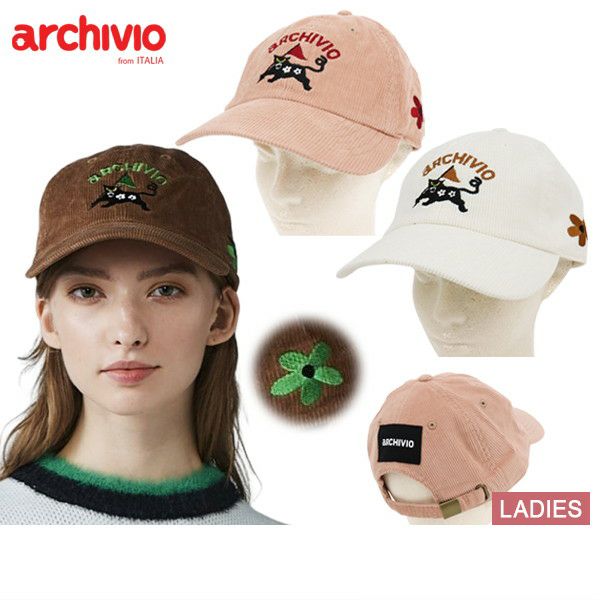 キャップ レディース アルチビオ archivio 2025 秋冬 新作 ゴルフ