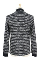 New Balance Golf Men's High Neck Shirt Long Sleeve Mock Neck Fleece Lined Logo Jacquard All-over Pattern Available from M to 3L 2025 Fall/Winter New Golf Wear