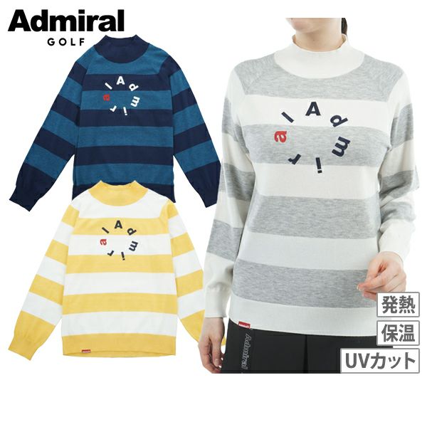【大感謝祭P10倍】【送料無料】セーター レディース アドミラルゴルフ Admiral Golf 日本正規品 2025 秋冬 新作 ゴルフウェア adla571 セーター レディース アドミラルゴルフ Admiral Golf 日本正規品 2025
