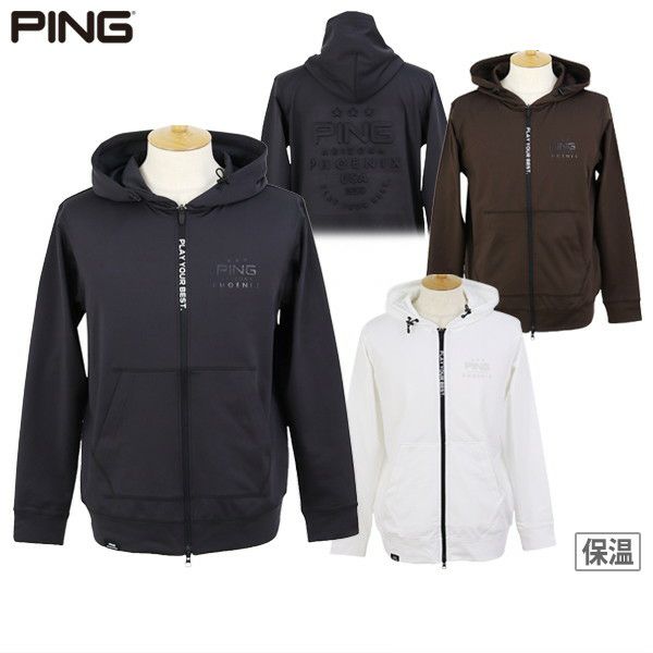 新品　タグ付き　PING ピン　2WAY ゴルフ　ブルゾン 3L ダブルジップ PING（ピン） （メンズ）ゴルフウェア アウター ナイロンリップ