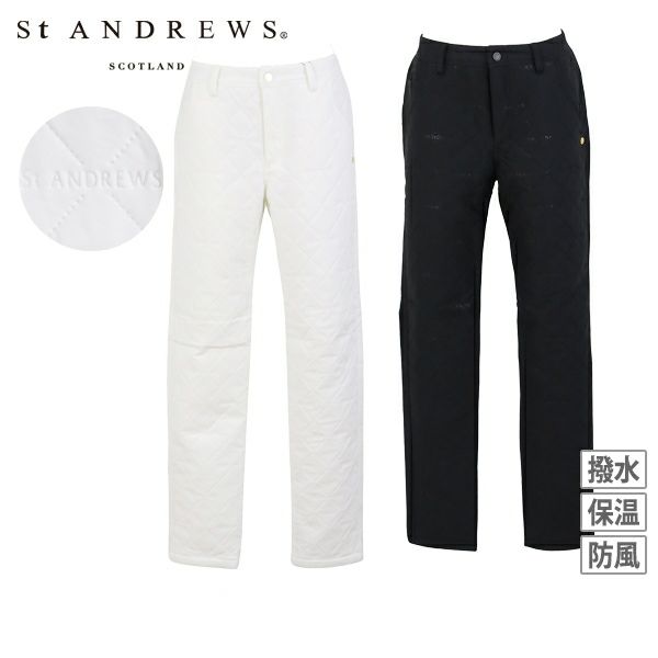 【大感謝祭P10倍】【送料無料】ロングパンツ レディース セントアンドリュース St ANDREWS 2025 秋冬 新作 ゴルフウェア 043-5231154 ロングパンツ レディース セントアンドリュース St ANDREWS 2025 秋冬